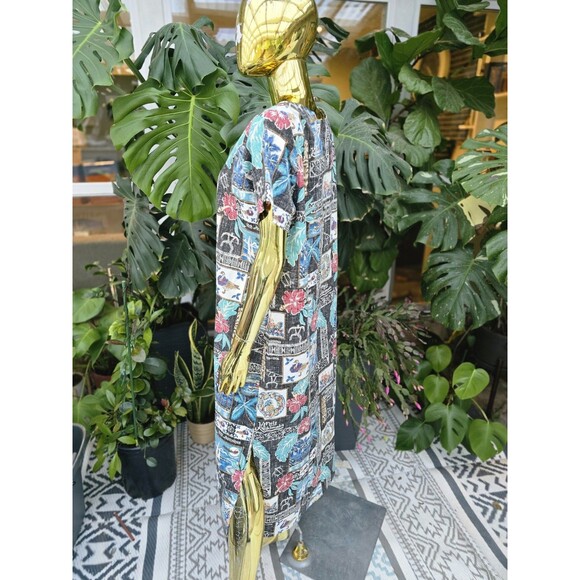 2006 Reyn Spooner 50th Anniversary Mele Kalikimaka Hawaiian womens dress XL - Picture 3 of 8